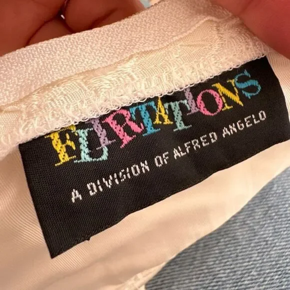 Vintage 90s Flirtation White Maxi Evening Dress Slit Off Shoulder Size Large